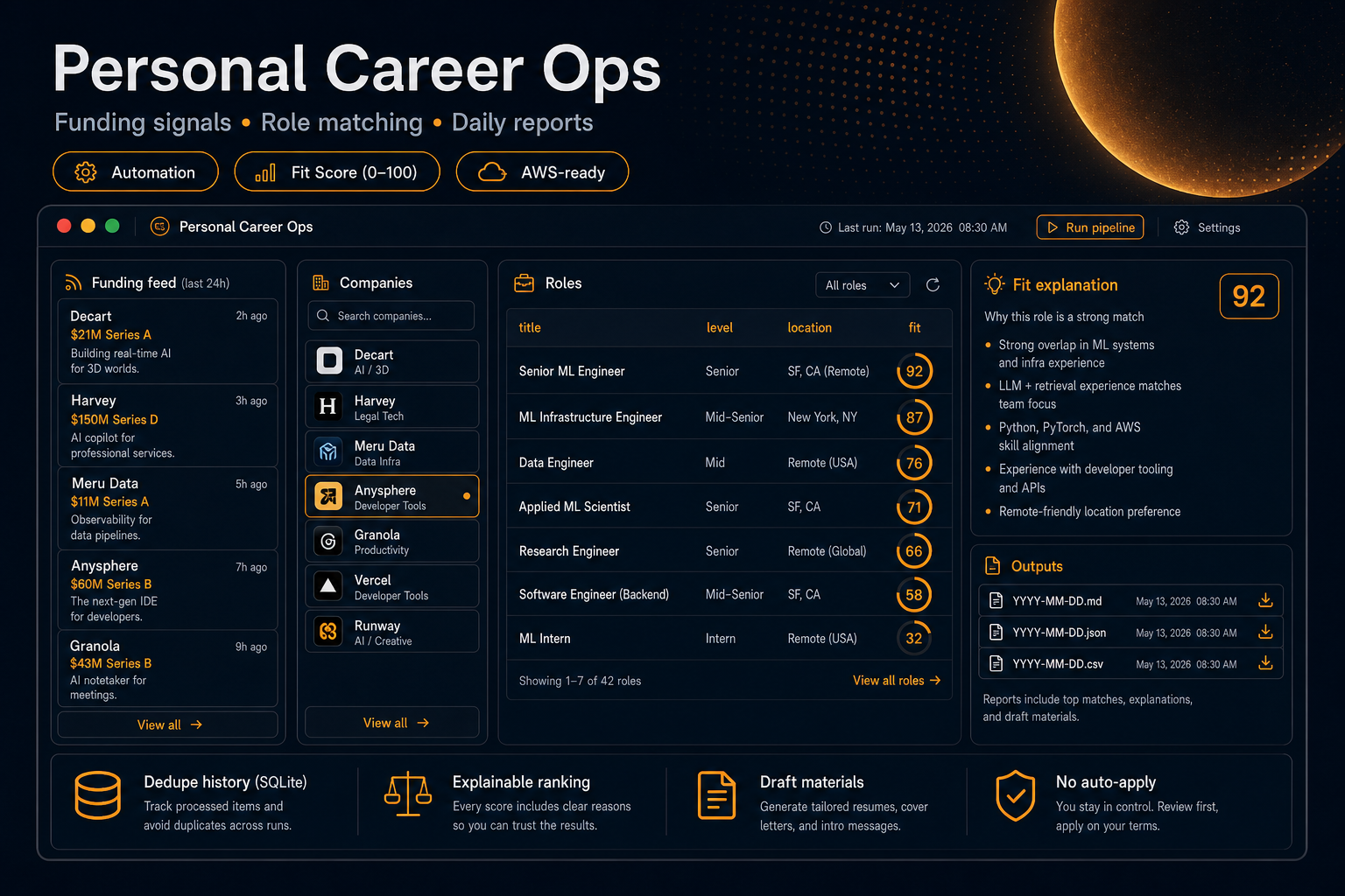 Personal Career Ops Project